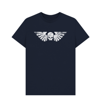 Navy Blue Astra Militarum Battleworn Insignia T Shirt