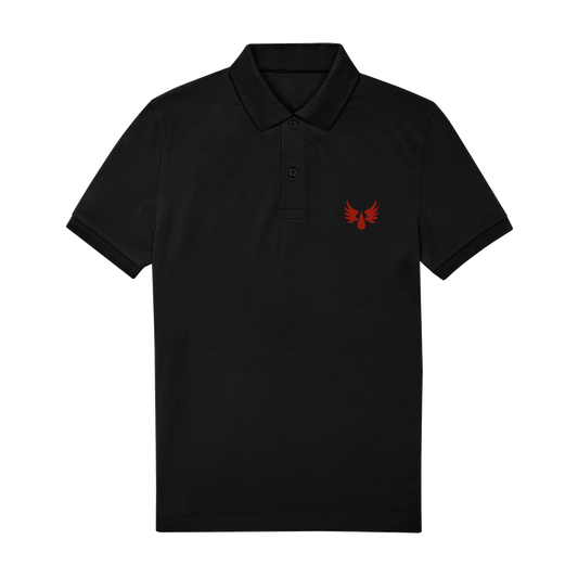 Black Polo Shirt Front
