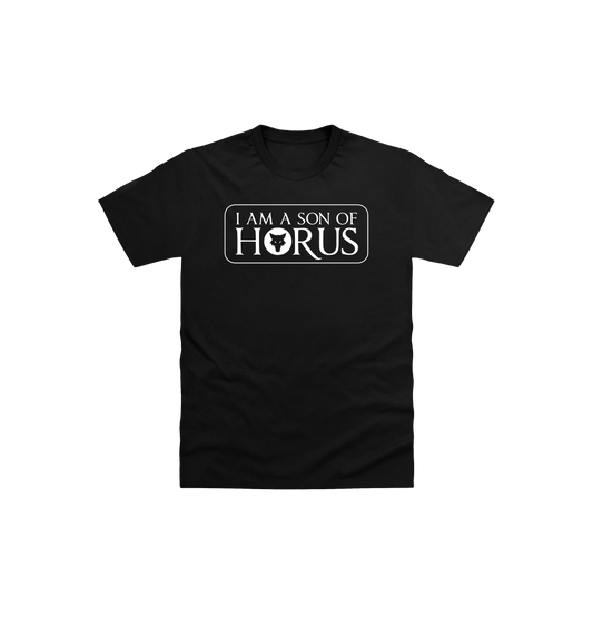 Black Printed Kids T-Shirt