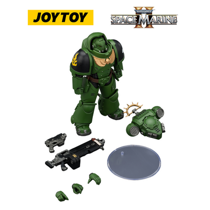 JOYTOY Warhammer 40,000: Space Marine 2 - Game Edition Salamanders Heavy Intercessor with Heavy Bolt Rifle and Bolt Pistol (1/18 Scale) Preorder
