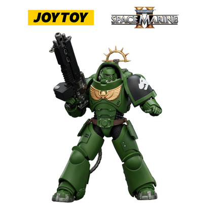 JOYTOY Warhammer 40,000: Space Marine 2 - Game Edition Salamanders Heavy Intercessor with Heavy Bolt Rifle and Bolt Pistol (1/18 Scale) Preorder