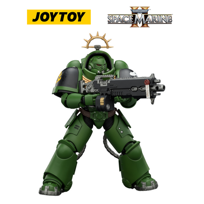 JOYTOY Warhammer 40,000: Space Marine 2 - Game Edition Salamanders Heavy Intercessor with Heavy Bolt Rifle and Bolt Pistol (1/18 Scale) Preorder