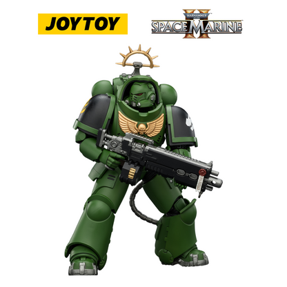 JOYTOY Warhammer 40,000: Space Marine 2 - Game Edition Salamanders Heavy Intercessor with Heavy Bolt Rifle and Bolt Pistol (1/18 Scale) Preorder