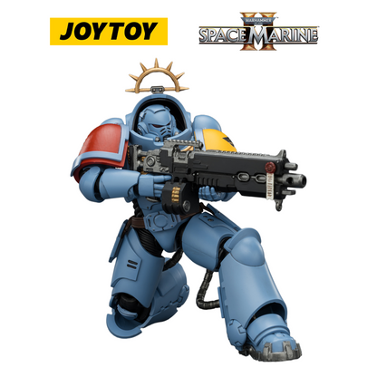 JOYTOY Warhammer 40,000: Space Marine 2 - Game Edition Space Wolves Heavy Intercessor with Heavy Bolt Rifle and Bolt Pistol (1/18 Scale) Preorder