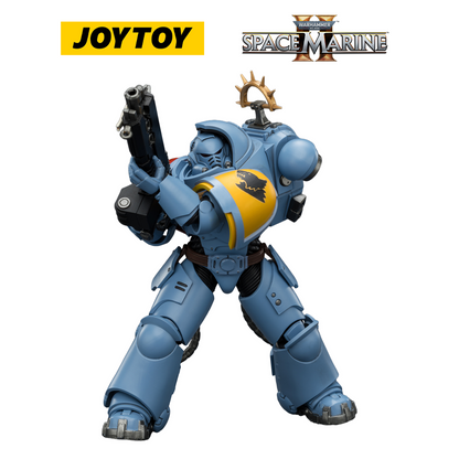 JOYTOY Warhammer 40,000: Space Marine 2 - Game Edition Space Wolves Heavy Intercessor with Heavy Bolt Rifle and Bolt Pistol (1/18 Scale) Preorder