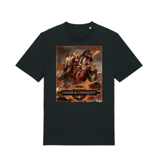 Black Printed T-shirt Front