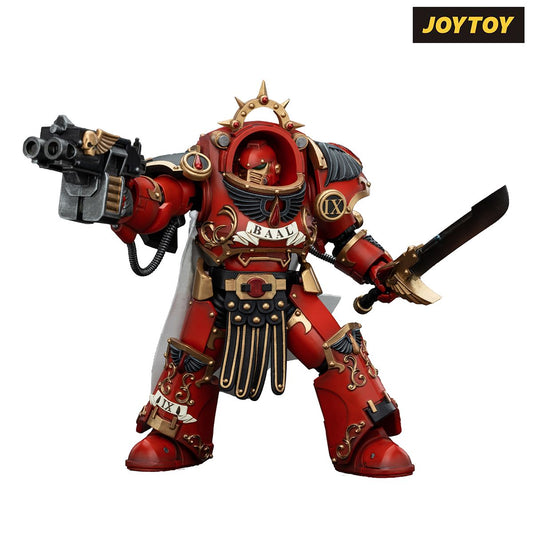 As Shown JoyToy Warhammer The Horus Heresy Action Figure - Blood Angels, Legion Praetor with Tartaros Terminator Armour (1\/18 Scale)