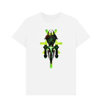 White Necrons Silent King Icon Design White T Shirt