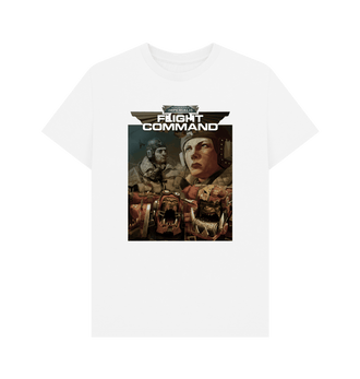 White Aeronautica Imperialis: Flight Command White T Shirt