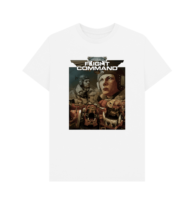 White Aeronautica Imperialis: Flight Command White T Shirt