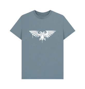 Stone Blue Aquila Graffiti Insignia T Shirt