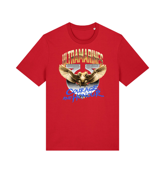 Red Printed T-shirt Front