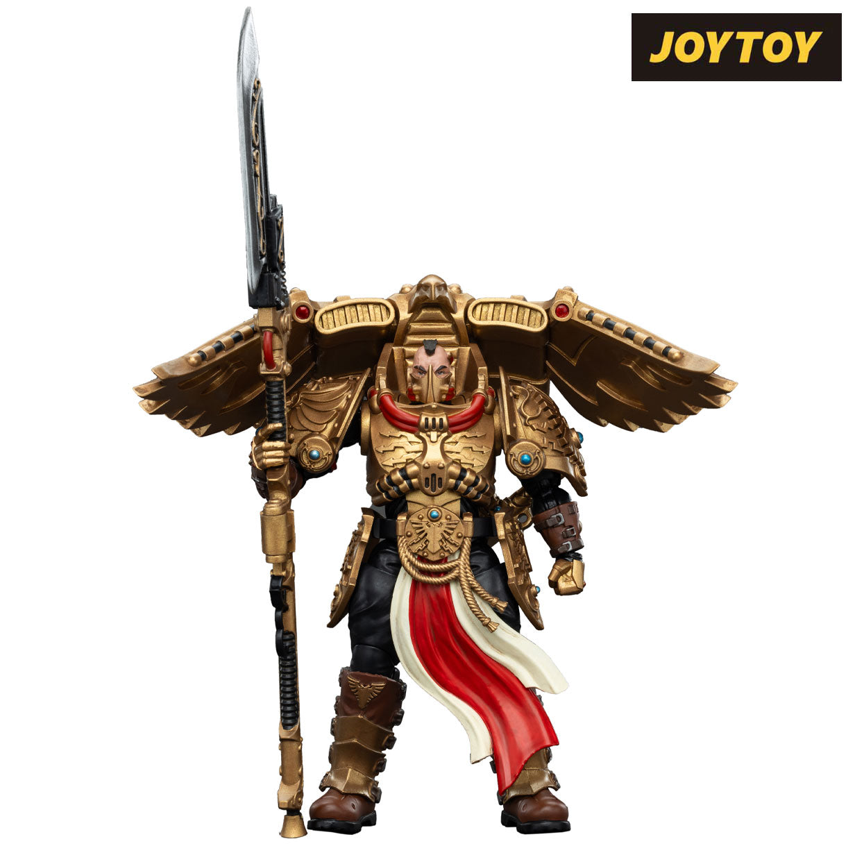 JoyToy Warhammer The Horus Heresy Action Figure - Legio Custodes, Custodian Venatari Squad, Venatari with Venatari Lance (1/18 Scale) Preorder