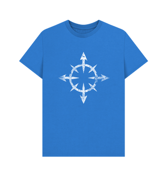 Bright Blue Chaos Daemons Battleworn Insignia T Shirt