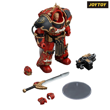 JoyToy Warhammer The Horus Heresy Action Figure - Blood Angels, Legion Praetor with Tartaros Terminator Armour (1/18 Scale)