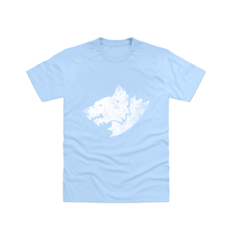 Light Blue Space Wolves Battleworn Insignia T Shirt