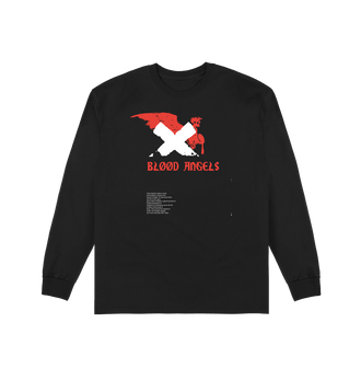 Black Blood Angels Long Sleeved T Shirt