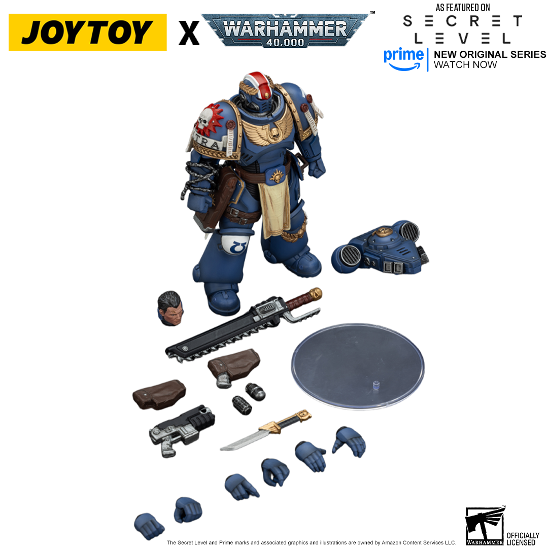 JoyToy Warhammer 40,000 Action Figure - Titus with Laurels of Victory (1/18 Scale) Preorder