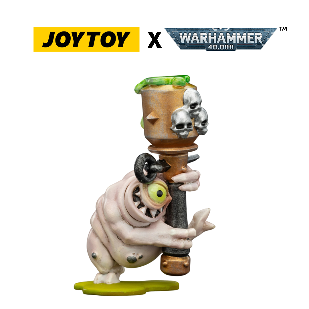 JoyToy Warhammer 40,000 Action Figure - Death Guard, Foul Blightspawn with Plague Sprayer (1/18 Scale) Preorder