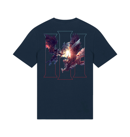 French Navy Printed T-shirt