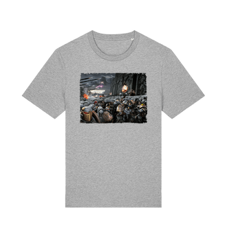 Heather Grey Printed T-shirt