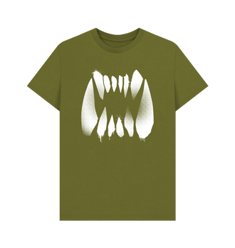 Moss Green Destruction Graffiti Insignia T Shirt