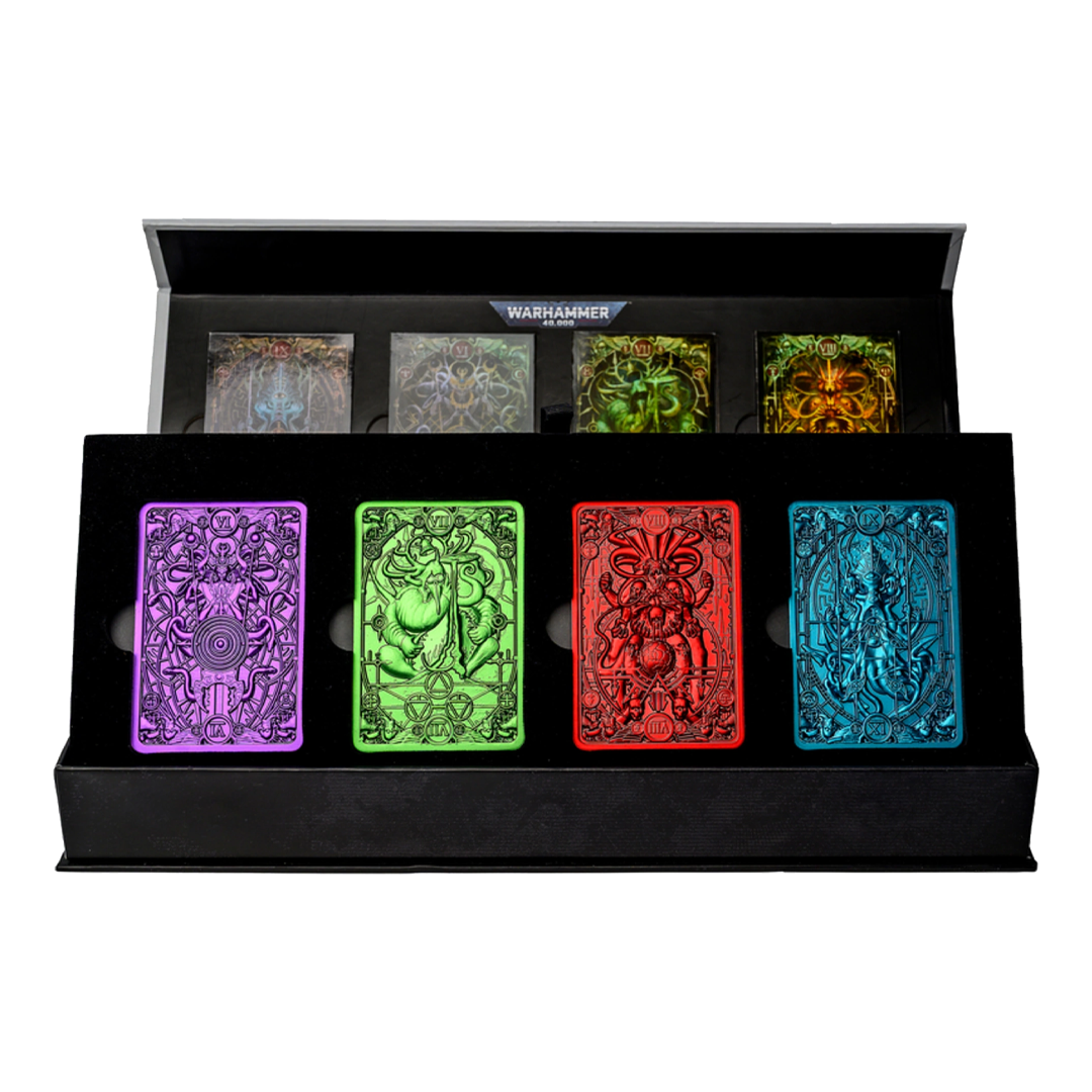 Warhammer 40,000: Imperial Tarot Ingot - Gods (4 Pack)