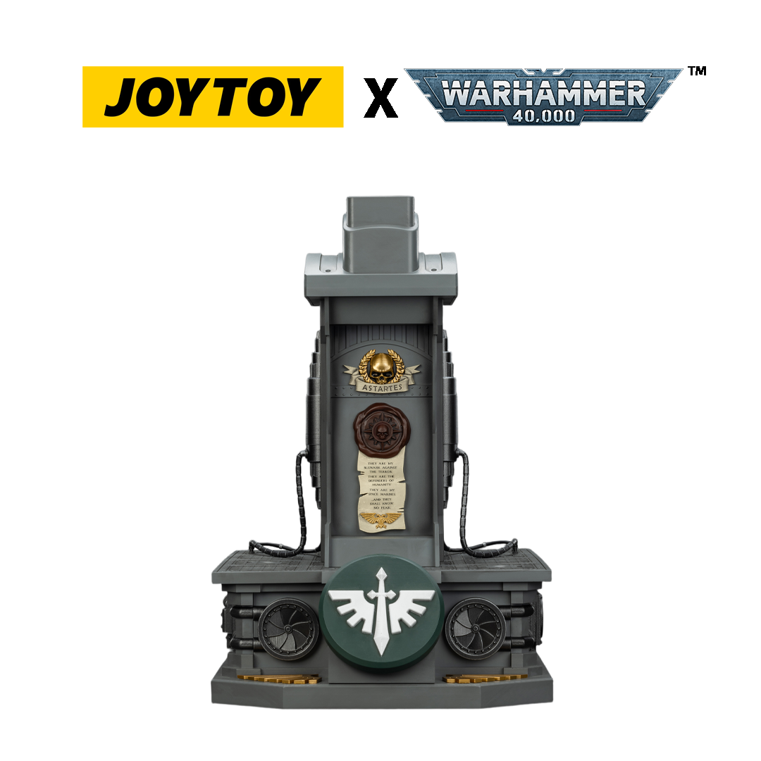 JoyToy Warhammer 40,000: Dark Angels Mk X Helmet and Display Stand (1:1 Scale)
