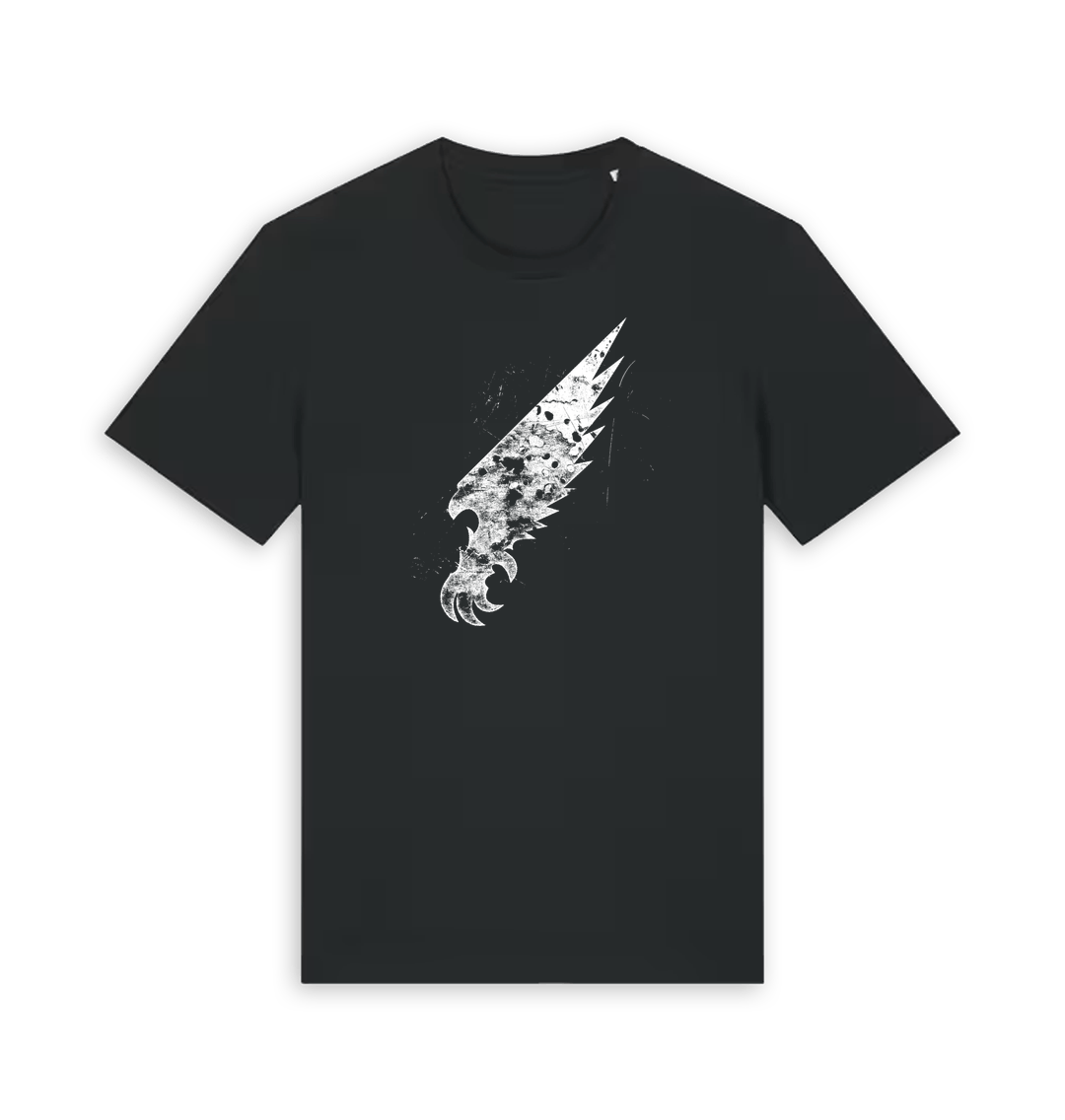Black Printed T-shirt Front