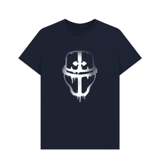 Navy Blue Imperial Knights Graffiti Insignia T Shirt