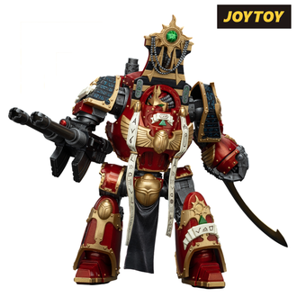 JoyToy Warhammer The Horus Heresy Action Figure - Thousand Sons Contemptor-Osiron Dreadnought with Gravis Force Blade and Gravis Autocannon (1/18 Scale) Preorder