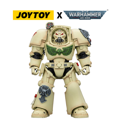 JoyToy Warhammer 40,000 Action Figure - Dark Angels, Terminator 1 with Power Sword and Storm Bolter (1/18 Scale) Preorder