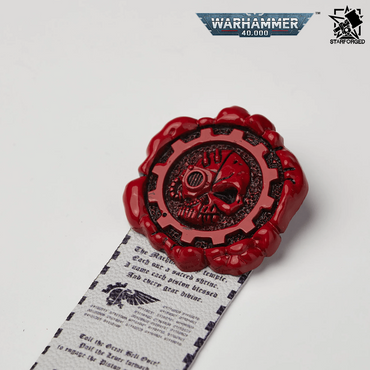 Starforged Warhammer 40,000 Adeptus Mechanicus Purity Seal Brooch