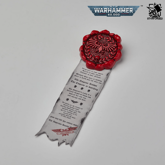 Starforged Warhammer 40,000 Imperial Aquila Purity Seal Brooch