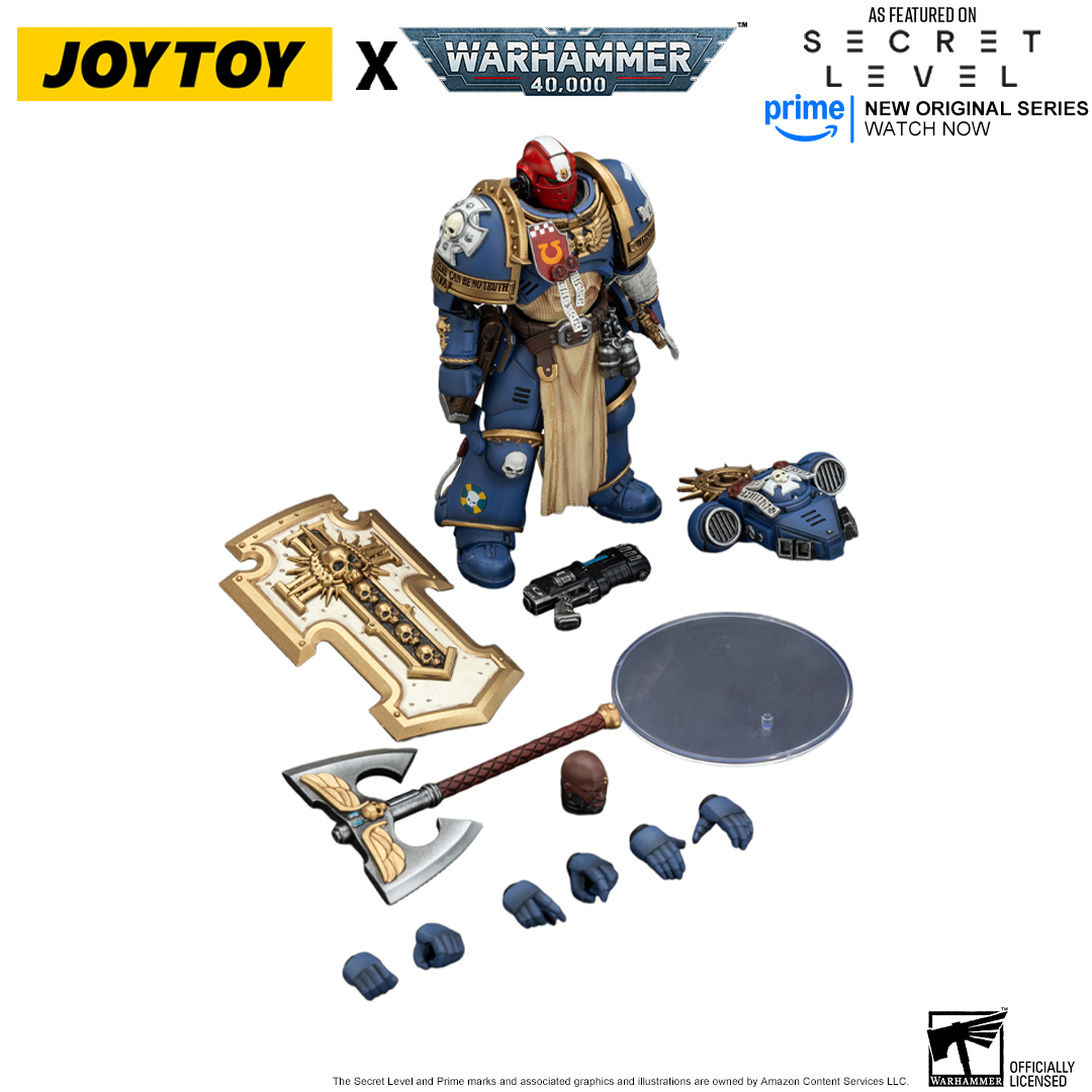 JoyToy Warhammer 40,000 Action Figure - Metaurus with Power Axe, Stormshield and Plasma Pistol (1/18 Scale) Preorder