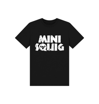 Black Mini Squig Kids T Shirt