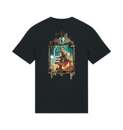Black Printed T-shirt Back