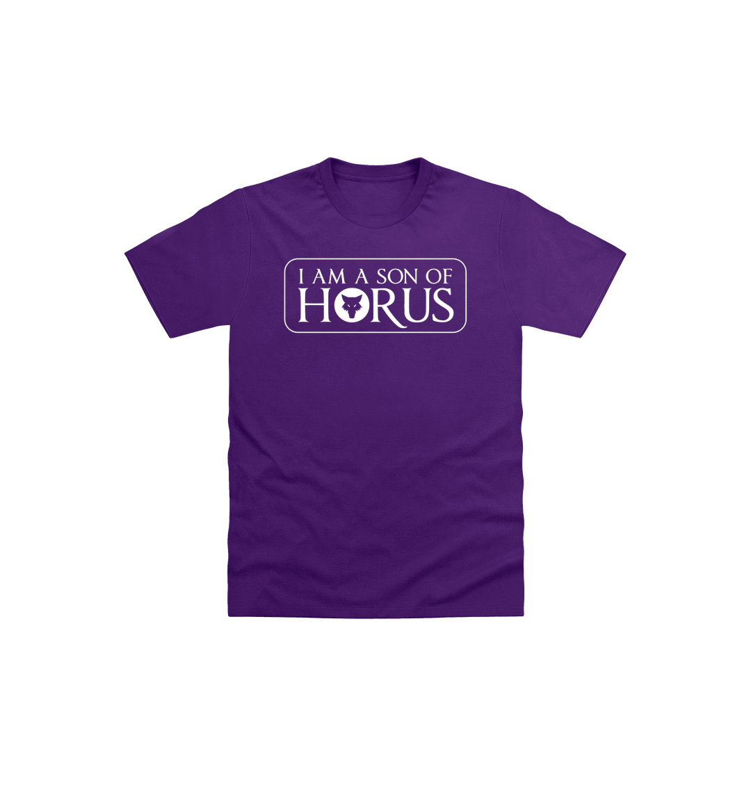 Purple Printed Kids T-Shirt Front