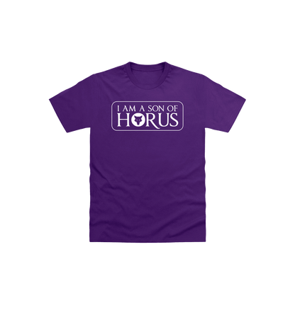 Purple Printed Kids T-Shirt Front