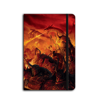 Black Warhammer The Old World Warriors of Chaos Notebook