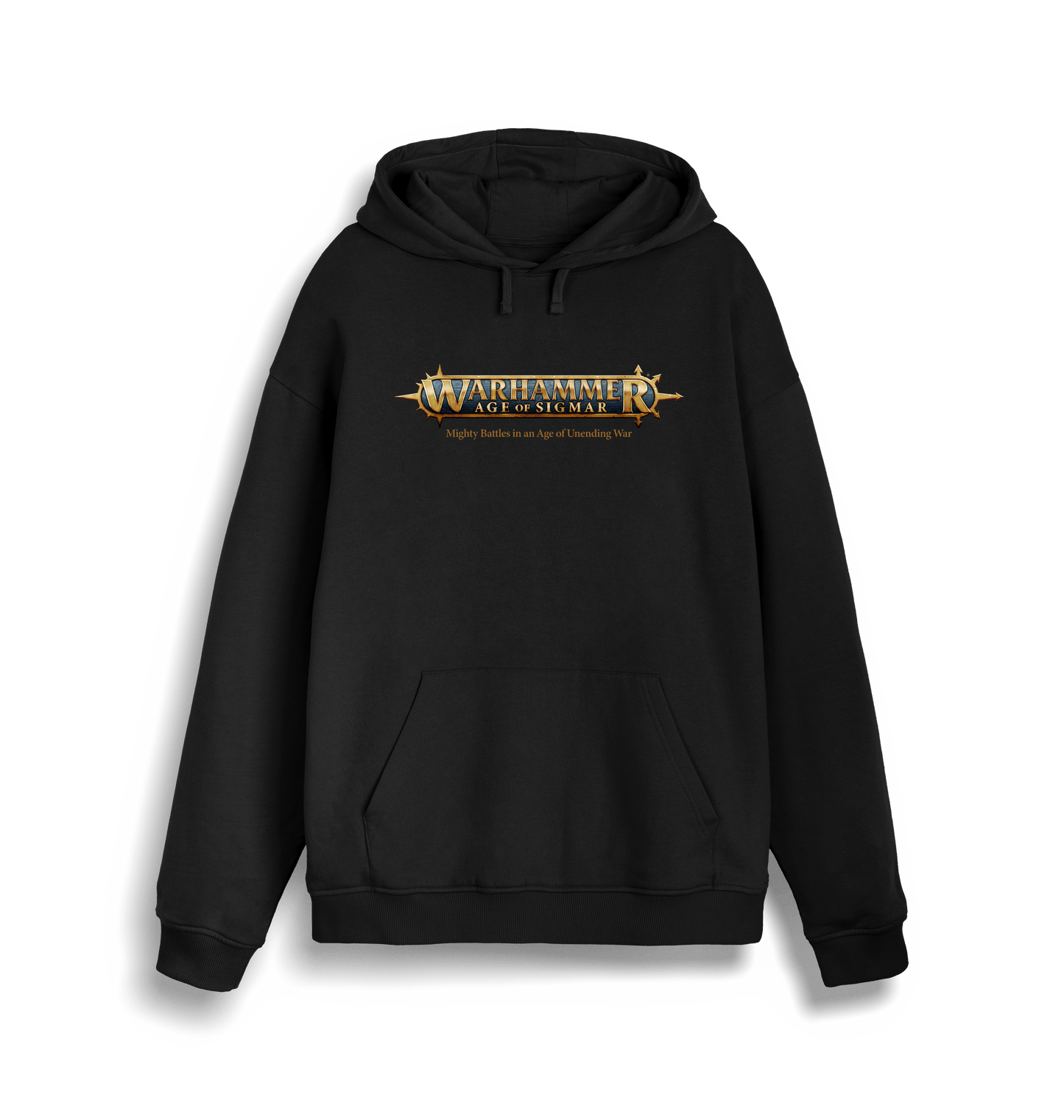 Black Printed Sweater Front