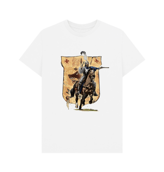 White Warhammer The Old World Empire of Man Pistolier T Shirt