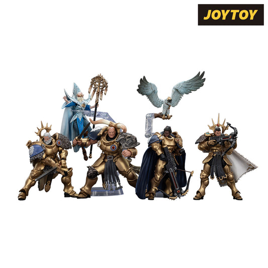 JoyToy Warhammer Age of Sigmar Action Figure - Stormcast Eternals, The Blacktalons Collection (1/18 Scale) & Exclusive T Shirt Preorder