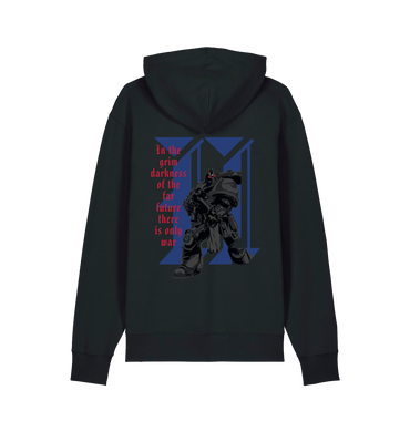 Black Printed Sweater Back