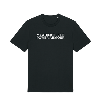 Black Printed T-shirt Front