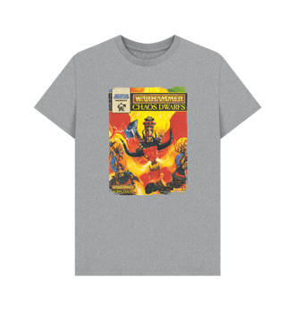 Athletic Grey Warhammer Fantasy Battle 4th Edition - White Dwarf Presents: Chaos Dwarfs T Shirt