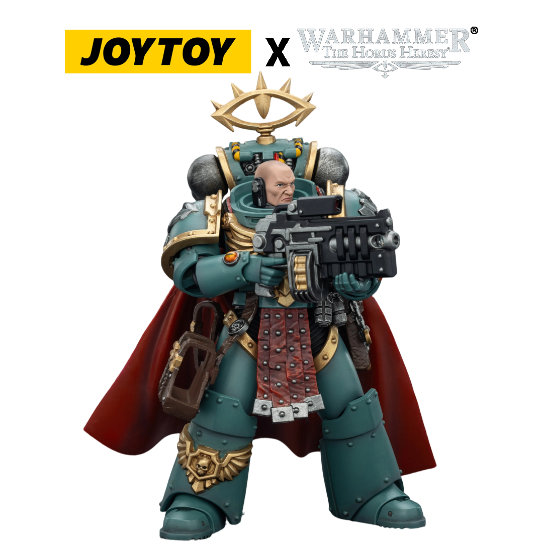 JOYTOY Warhammer The Horus Heresy Action Figure - Sons of Horus, Tybalt Marr, Captain of the 18th Company (1/18 Scale) Preorder