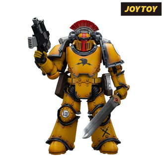 JoyToy Warhammer The Horus Heresy Action Figure - Imperial Fists, Legion Tactical Squad Sergeant with Power Sword (1/18 Scale)