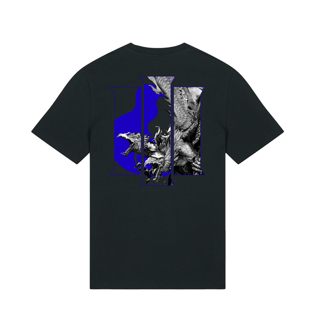 Black Printed T-shirt Back