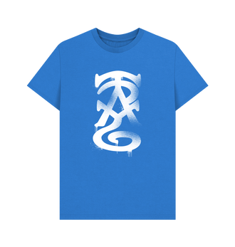 Bright Blue Lumineth Realm-lords Graffiti Insignia T Shirt